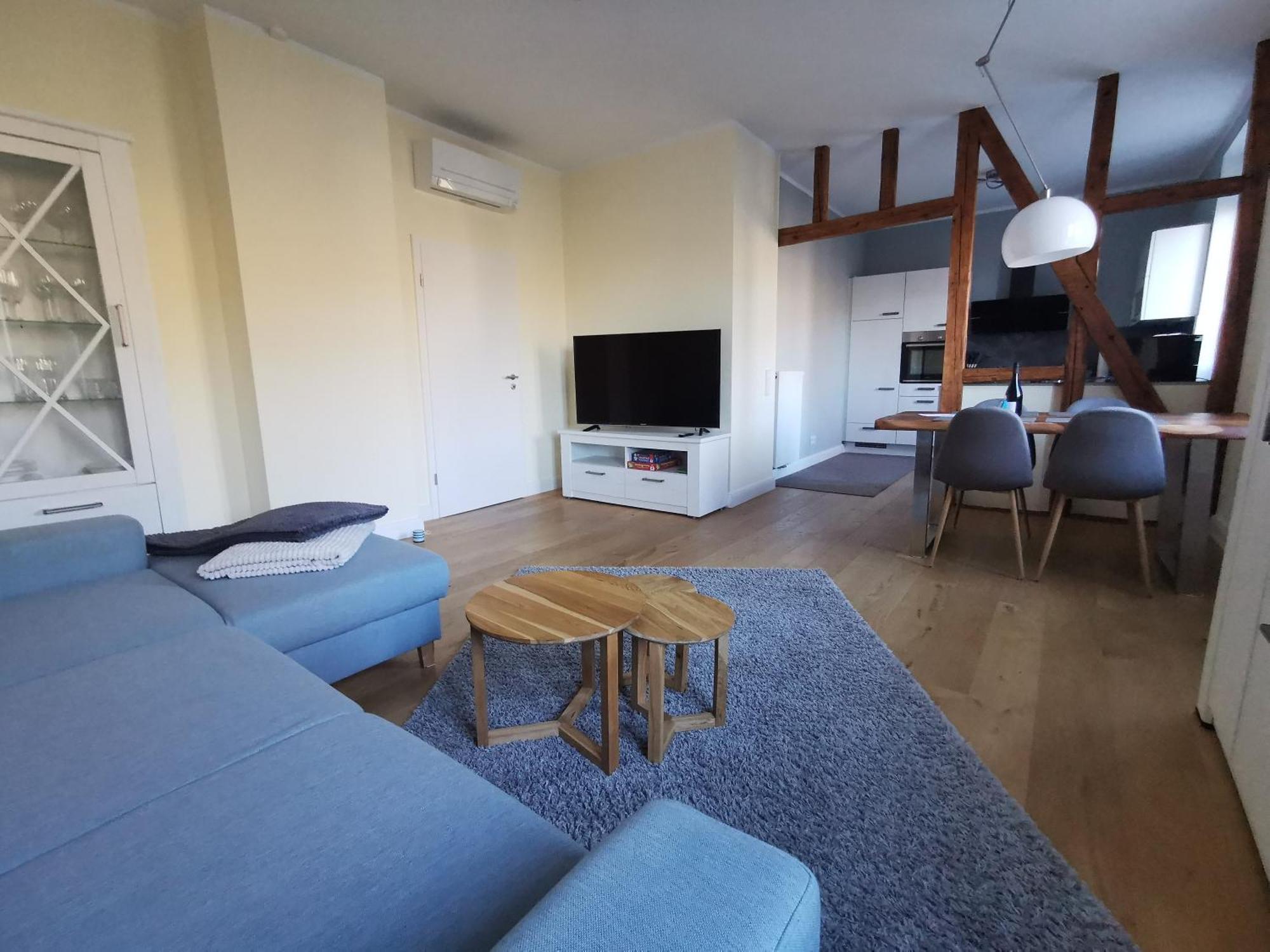 Rheinufer Am Hindenburgpark Apartment Bingen am Rhein Ruang foto